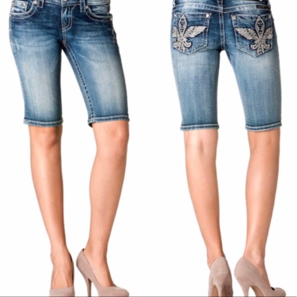 Miss Me Bermuda Shorts